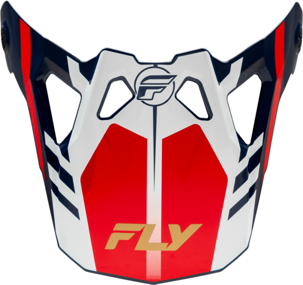 FLY RACING FORMULA CP KRYPTON VISOR RED/WHITE/NAVY YS-S - 73-0044