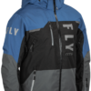 FLY RACING CARBON JACKET BLACK/GREY/BLUE MD - 470-5202M - Image 2