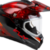 FLY RACING TREKKER CW CONCEAL HELMET DUAL SHLD RED/BLACK XS - 73-31358XS - Image 4