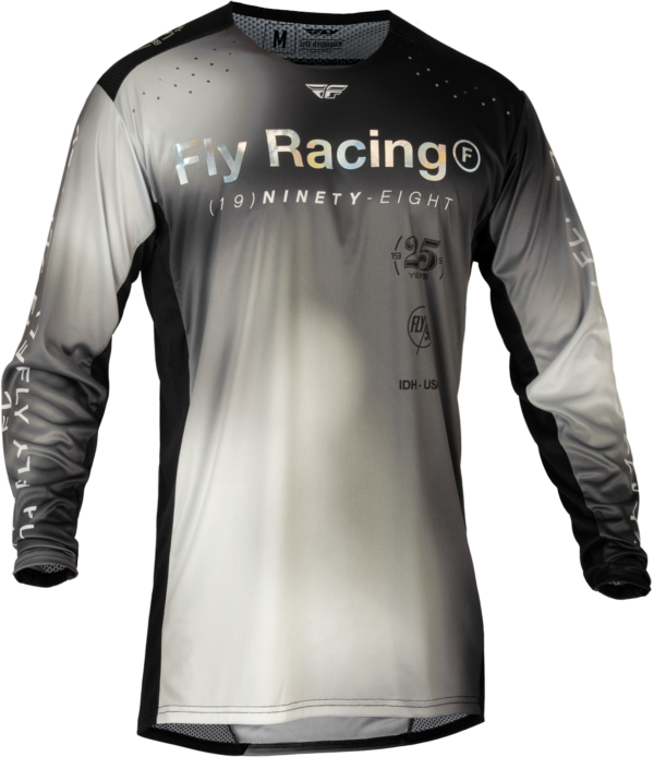 FLY RACING YOUTH LITE SE LEGACY JERSEY LIGHT GREY/BLACK YXL - 377-724YXL