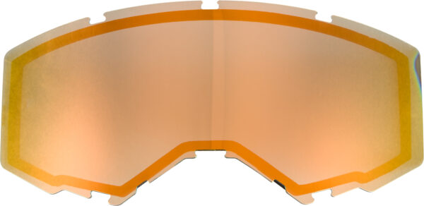 FLY RACING DUAL LENS W/O VENTS ADULT ORANGE MIRROR/SMOKE - FLB-015