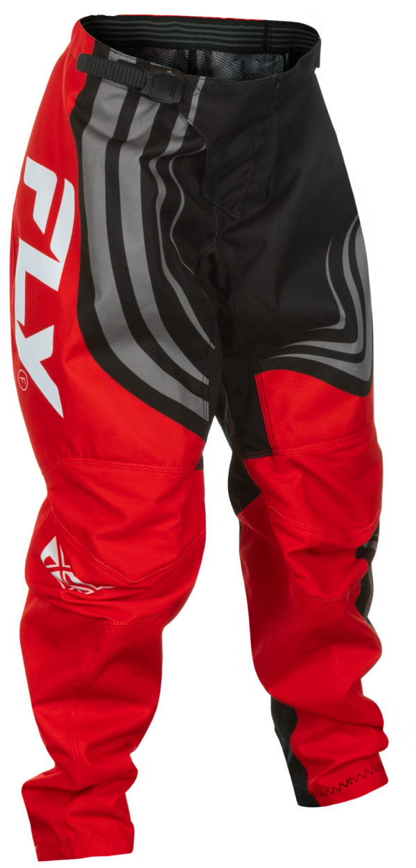 FLY RACING YOUTH F-16 PANTS CA/NY BLACK/RED/WHITE SZ 26 - C378-23026