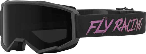 FLY RACING ZONE W/C GOGGLE BLACK/FUSION W/DARK SMOKE HYDROPHOC LENS - 37-51671