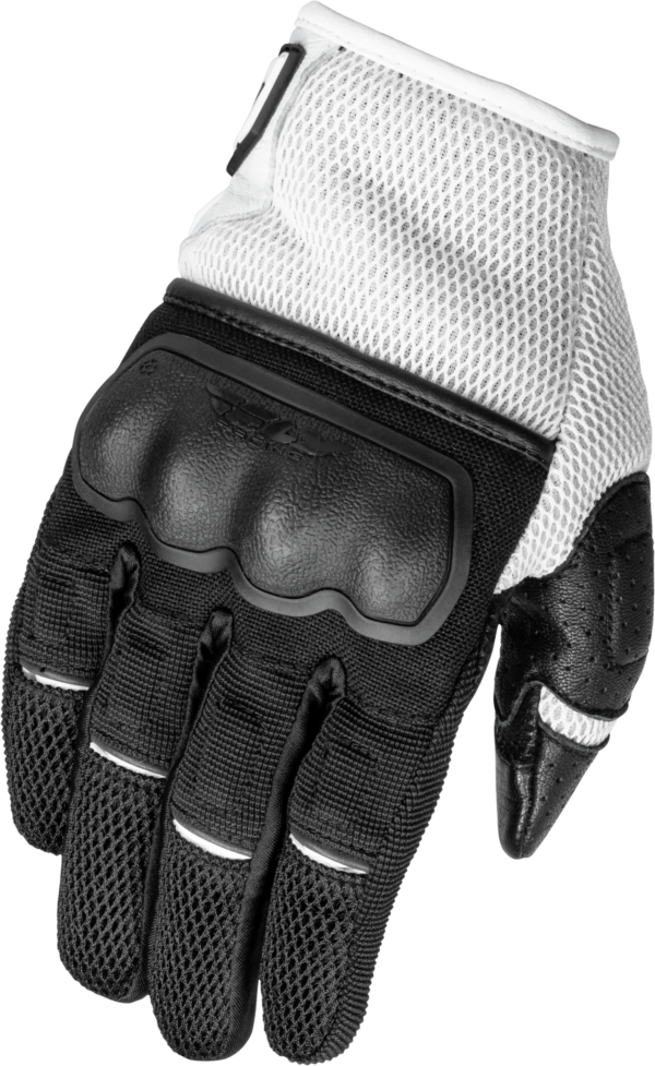 FLY RACING WOMEN'S COOLPRO FORCE GLOVES BLACK/WHITE XL - 476-6301X