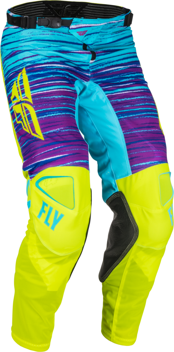 FLY RACING KINETIC MESH L.E. PANTS HI-VIS/BLUE/MAGENTA SZ 30 - 376-32230