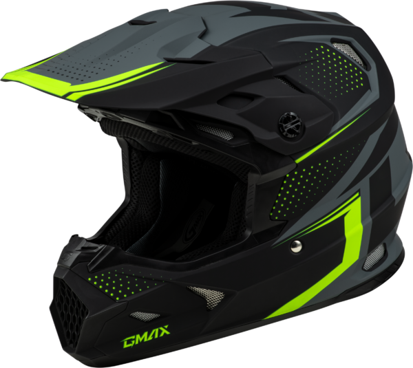 GMAX MX-96 502 HELMET MATTE GREY/HI-VIZ MD - D3962335