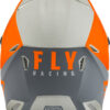 FLY RACING KINETIC STRAIGHT EDGE HELMET MATTE ORANGE/GREY LG - 73-8638L - Image 2