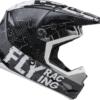 FLY RACING YOUTH KINETIC SCAN HELMET BLACK/WHITE YL - F73-3491YL - Image 4