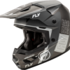 FLY RACING KINETIC RALLY HELMET MATTE GREY/BLACK/WHITE LG - A0030611LG - Image 2