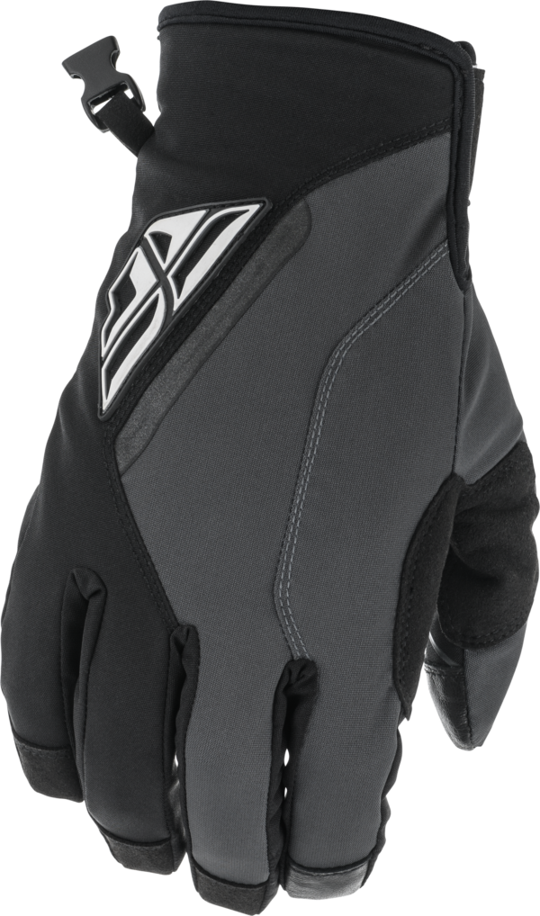 FLY RACING TITLE GLOVES BLACK/GREY SZ 07 - 371-05107