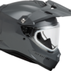 FLY RACING TREKKER CW SOLID HELMET DUAL SHLD GREY XS - 73-31363XS - Image 4