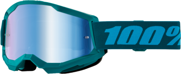 100-PERCENT STRATA 2 GOGGLE STONE W/BLUE MIRROR LENS - 50028-00023