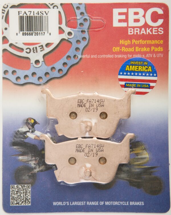 EBC BRAKE PADS FA714SV SEVERE DUTY SV SERIES - FA714SV