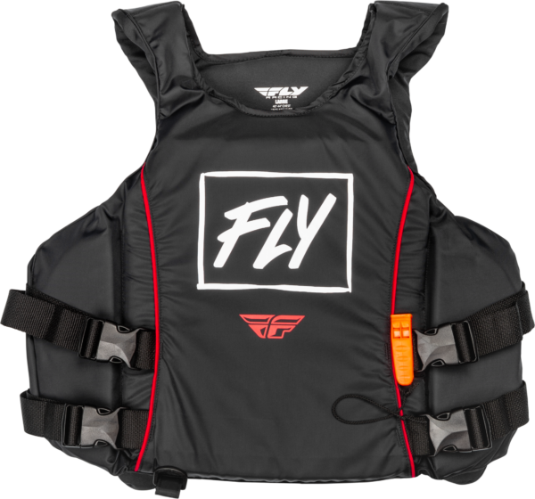 FLY RACING PULLOVER FLOTATION VEST BLACK/WHITE/RED LG - 221-30300L