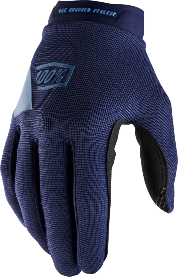 100-PERCENT RIDECAMP WOMEN'S GLOVES NAVY/SLATE SM - 10013-00016