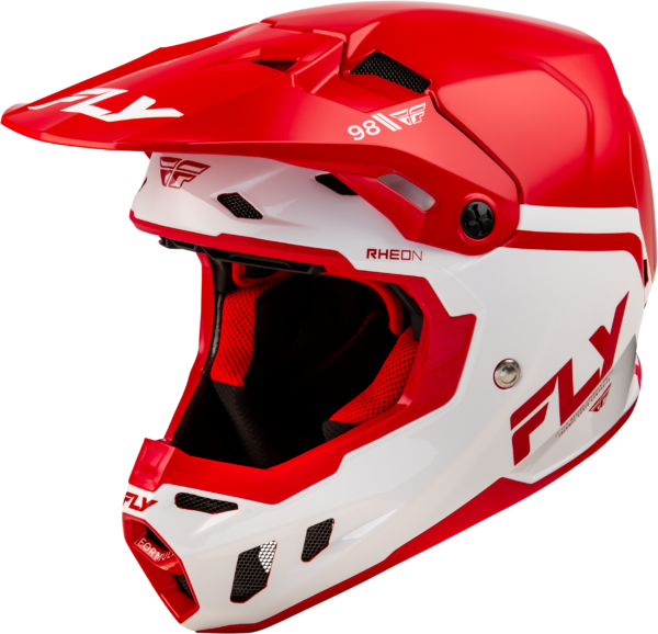 FLY RACING FORMULA CC OBJECTIVE HELMET RED/WHITE 2X - 73-43472X