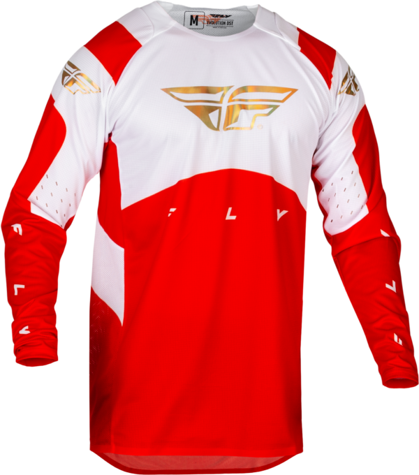 FLY RACING EVOLUTION DST LE PODIUM JERSEY RED/WHT/RED IRIDIUM XL - 377-125X