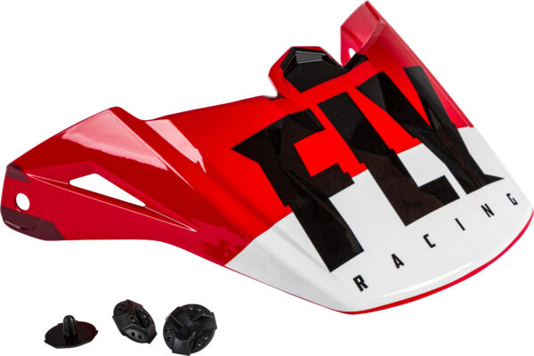 FLY RACING KINETIC THRIVE HELMET VISOR RED/WHITE/BLACK - F73-88183