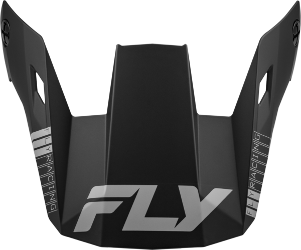 FLY RACING RAYCE HELMET VISOR MATTE BLACK XL-2X - 73-91146