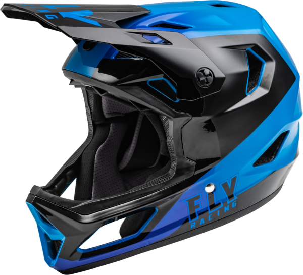 FLY RACING RAYCE BICYCLE HELMET BLACK/BLUE SM - 73-3600S