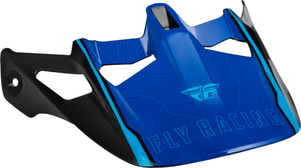 FLY RACING WERX-R HELMET VISOR BLUE CARBON - 73-92841