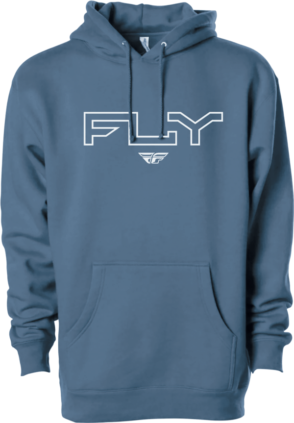 FLY RACING YOUTH FLY EDGE HOODIE STORM BLUE YS/YM - 354-03071