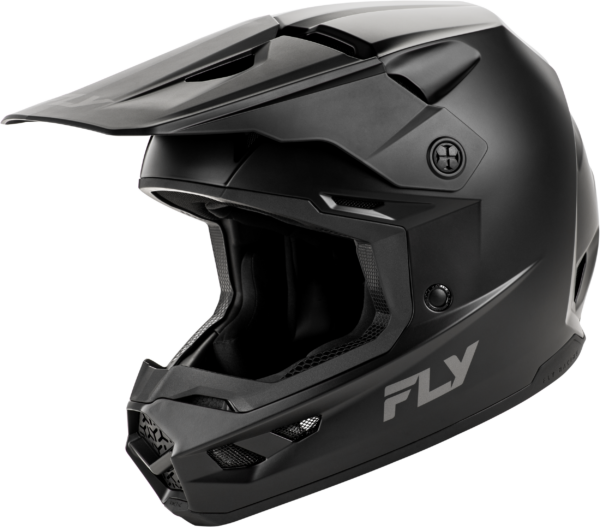 FLY RACING KINETIC SOLID HELMET MATTE BLACK XS - A0029740XS