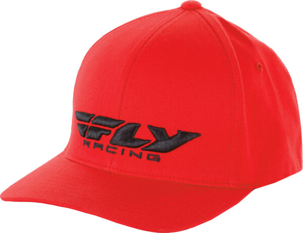 FLY RACING FLY PODIUM HAT RED LG/XL - 351-0382L