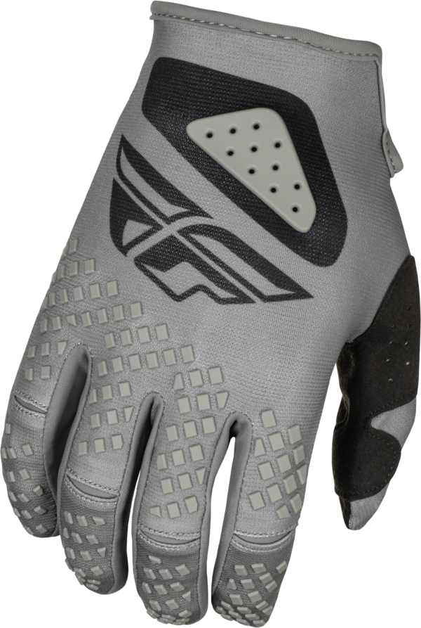 FLY RACING KINETIC SYM GLOVES GREY/BLACK XS - 378-412XS