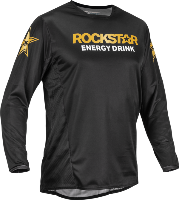 FLY RACING KINETIC ROCKSTAR JERSEY BLACK/GOLD XL - 375-023X