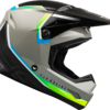 FLY RACING YOUTH KINETIC VISION HELMET GREY/BLACK YL - F73-8650YL - Image 4