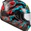 FLY RACING REVOLT SPACE CREEP HELMET LIGHT BLUE/BLACK/RED XS - 73-8387XS - Image 4