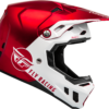 FLY RACING YOUTH FORMULA CC CENTRUM HELMET METALLIC RED/WHITE YL - 73-4323YL - Image 9