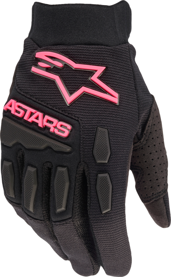 ALPINESTARS STELLA FULL BORE GLOVES BLACK/PINK FLUO XL - 3583622-1390-XL