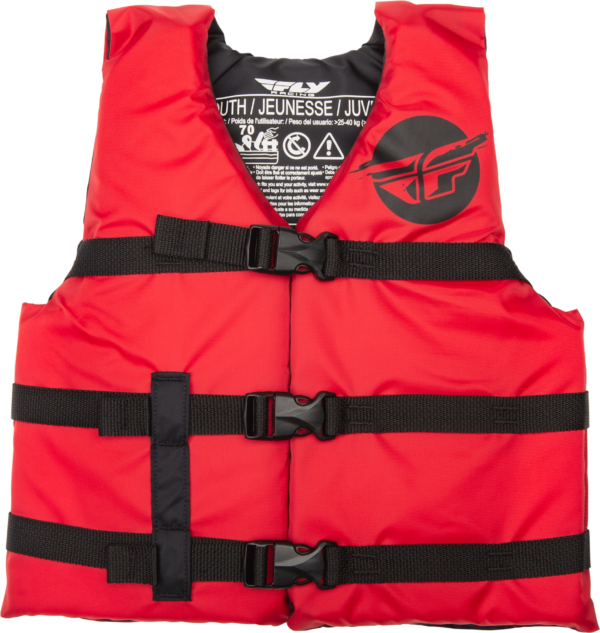 FLY RACING YOUTH FLOTATION VEST RED/BLACK - 221-30332