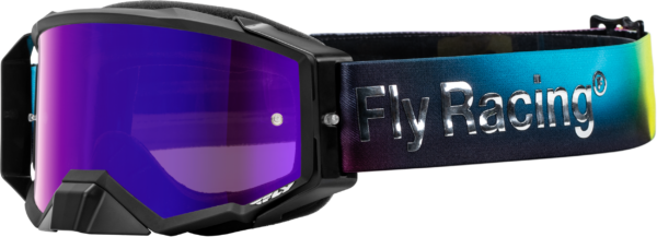 FLY RACING ZONE ELITE LEGACY GOGGLE FUSCHIA/ELEC BLU/HI-VIS W LENS - 37-51906