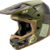 FLY RACING KINETIC RALLY HELMET MATT MOSS GRY/KHAKI/OFF-WHT XS - A0030594XS - Image 3