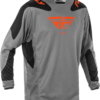 FLY RACING KINETIC SYM JERSEY GREY/ORANGE/BLACK 2X - 378-4222X - Image 2