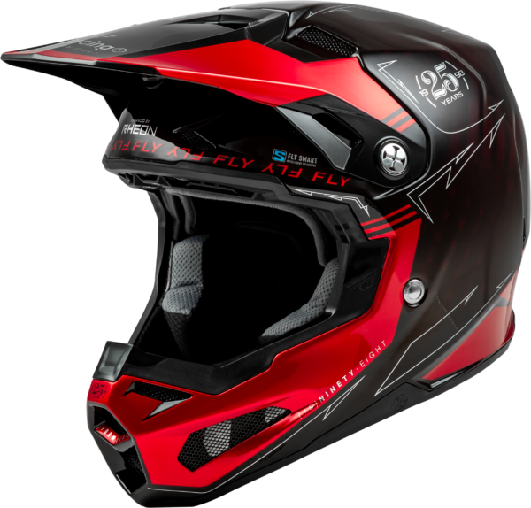 FLY RACING FORMULA S CARBON LEGACY HELMET RED CARBON/BLACK XS - 73-4447XS