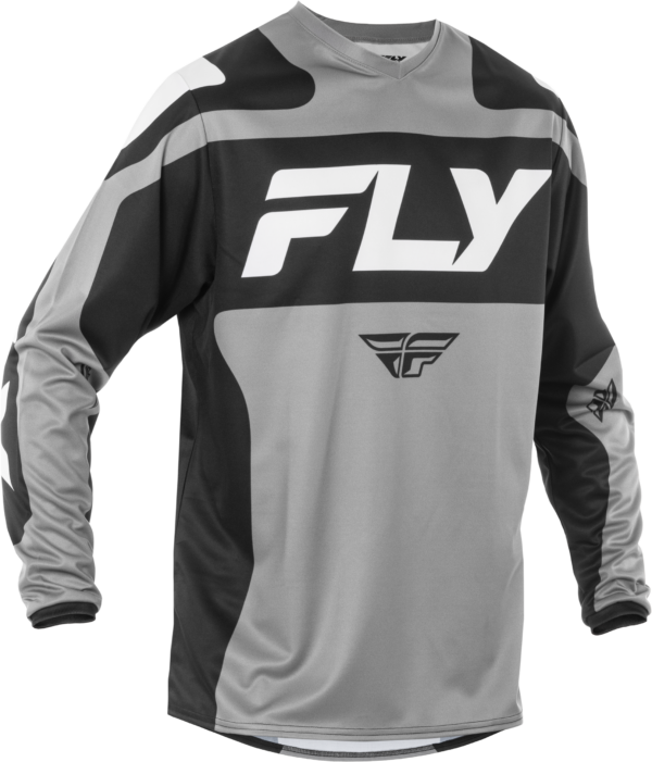 FLY RACING F-16 JERSEY GREY/BLACK/WHITE 5X - 378-9225X