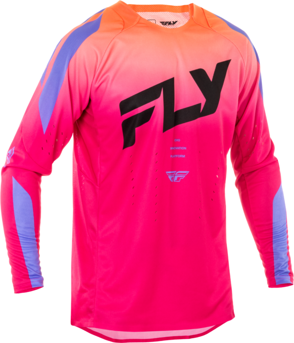 FLY RACING EVOLUTION  DST JERSEY PINK/LAVENDER/BLACK LG - 378-121L