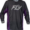 FLY RACING KINETIC MESH RAVE JERSEY BLACK/PURPLE/SILVER XL - 377-310X - Image 2