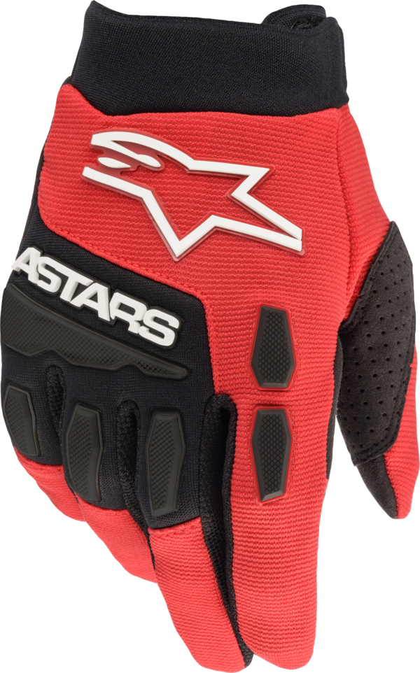 ALPINESTARS YOUTH & KIDS FULL BORE GLOVES BRIGHT RED/BLACK Y3XS - 3543622-3031-3XS