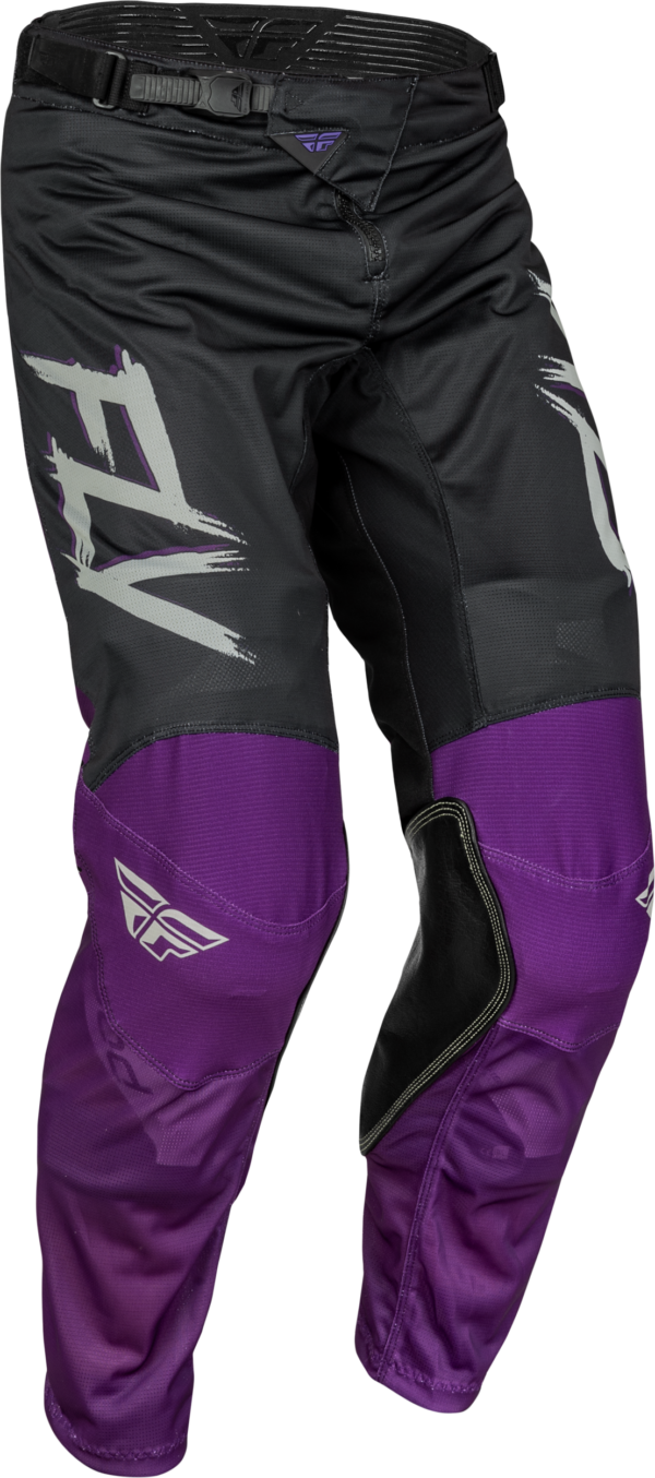 FLY RACING KINETIC MESH RAVE PANTS BLACK/PURPLE/SILVER SZ 40 - 377-32040