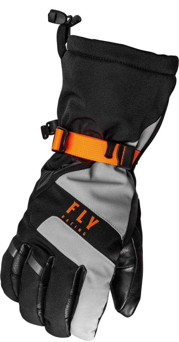 FLY RACING HIGHLAND GLOVES BLACK/GREY/ORANGE 3X - 363-39523X