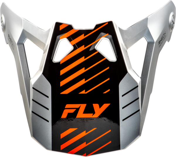 FLY RACING FORMULA CP SLICE VISOR GREY/ORANGE/BLACK M-2X - 73-0063