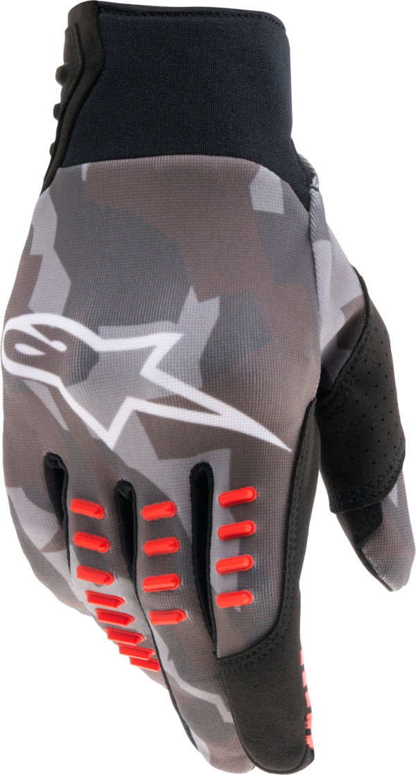 ALPINESTARS SMX-E GLOVES GREY CAMORED FLUO XL - 3564020-9133-XL