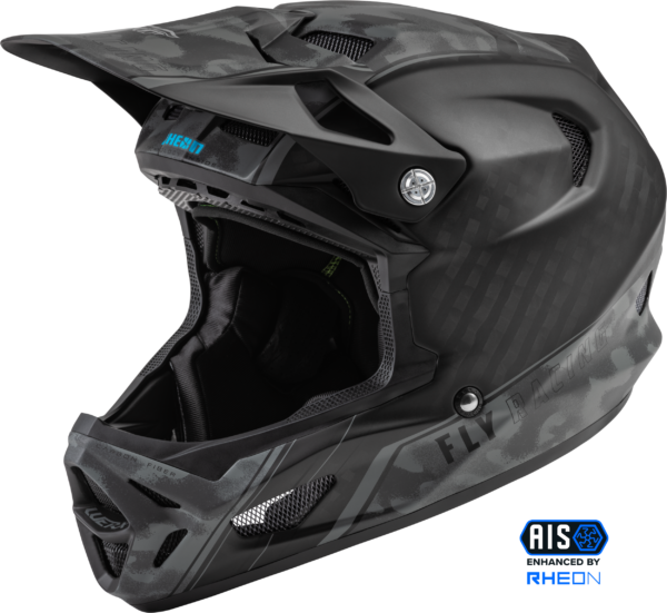 FLY RACING YOUTH WERX-R CARBON HELMET MATTE CAMO CARBON YL - 73-9225YL