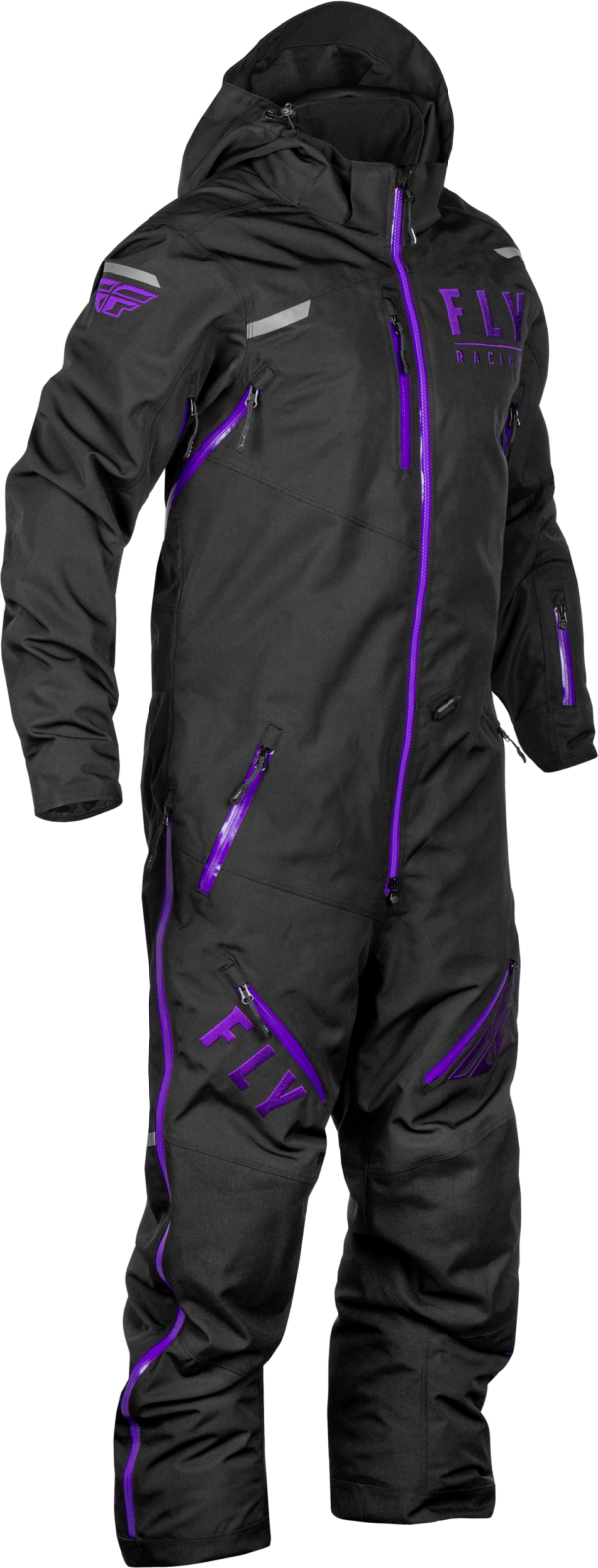 FLY RACING COBALT SHELL MONOSUIT BLACK/PURPLE 2X - 470-43592X