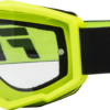 FLY RACING FOCUS GOGGLE BLACK/HI-VIS W/ CLEAR LENS - 37-51150 - Image 3